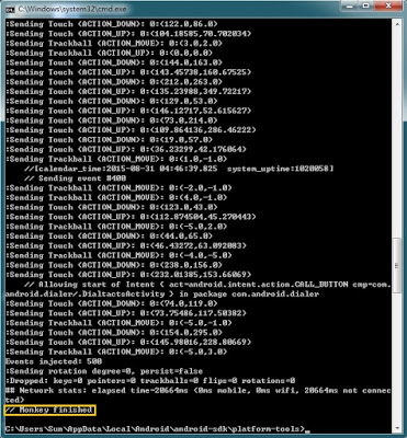 First Chapter | Monkey Test for Android Virtual Machine