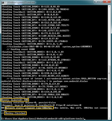 First Chapter | Monkey Test for Android Virtual Machine